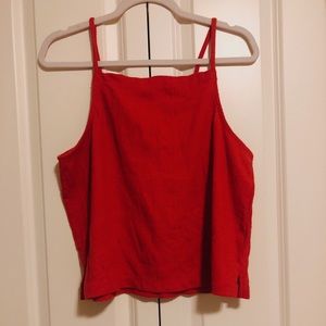 Madewell High Neck Woven Top - Never Worn!